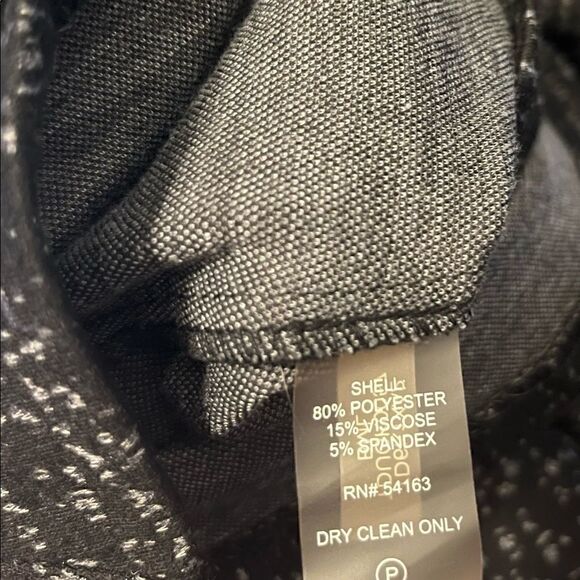 Tommy Hilfiger Women's Flare Hem Sleeveless Black Dress Heather Gray Size 8P - Picture 4 of 4